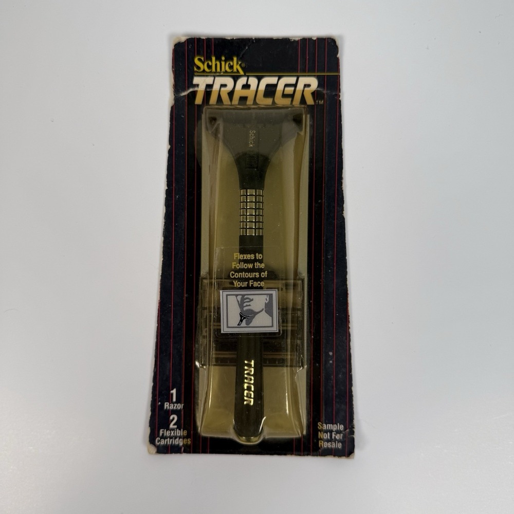 Vintage‎ 1991 Schick Tracer Razor w/ 2 Flexible Cartridges Promotional Item New
